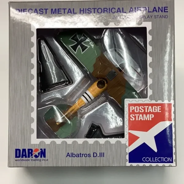 POSTAGE STAMP PS5405-1 ALBATROS DIII 1/70 - Miniature Marvels: Airplane Models & Painted Dice* Airplane Model