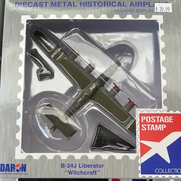 POSTAGE STAMP PS5557-3 B-24 LIBERATOR 1/163 WITCHCRAFT - Miniature Marvels: Airplane Models & Painted Dice* Airplane Model