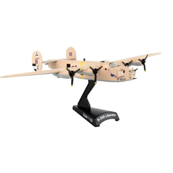 POSTAGE STAMP PS5557-5 B-24D 1/163 STRAWBERRY BITCH - Miniature Marvels: Airplane Models & Painted Dice* Airplane Model