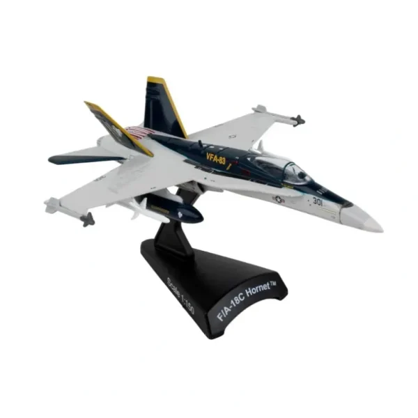 POSTAGE STAMP PS5338-4 F/A-18C 1/150 RAMPAGERS VFA83 - Miniature Marvels: Airplane Models & Painted Dice* Airplane Model