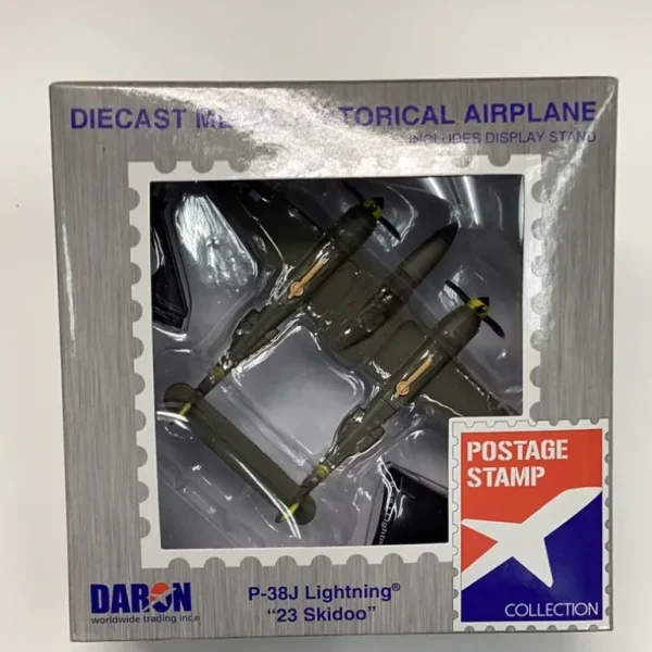 Postage Stamp PS5362-4 P-38 Lightning Skidoo - Miniature Marvels: Airplane Models & Painted Dice* Airplane Model