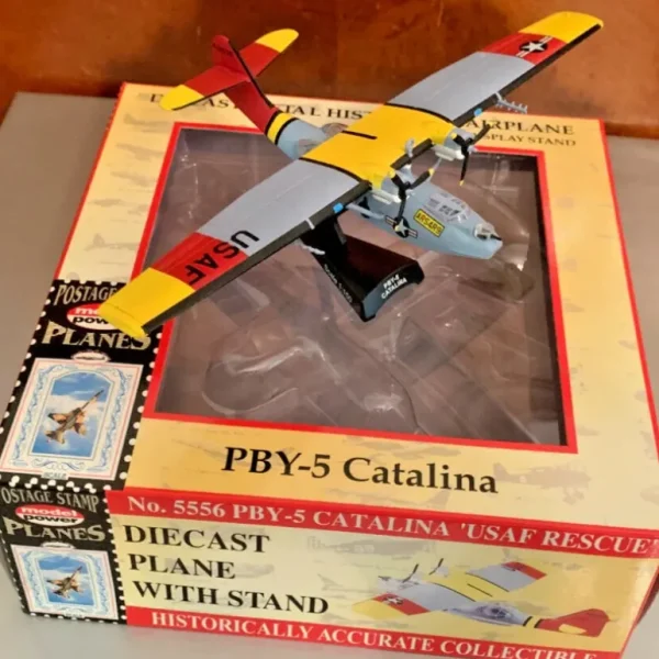 Postage Stamp PS5556 USAF RESCUE 1:150 PBY-5 Catalina - Miniature Marvels: Airplane Models & Painted Dice* Airplane Model