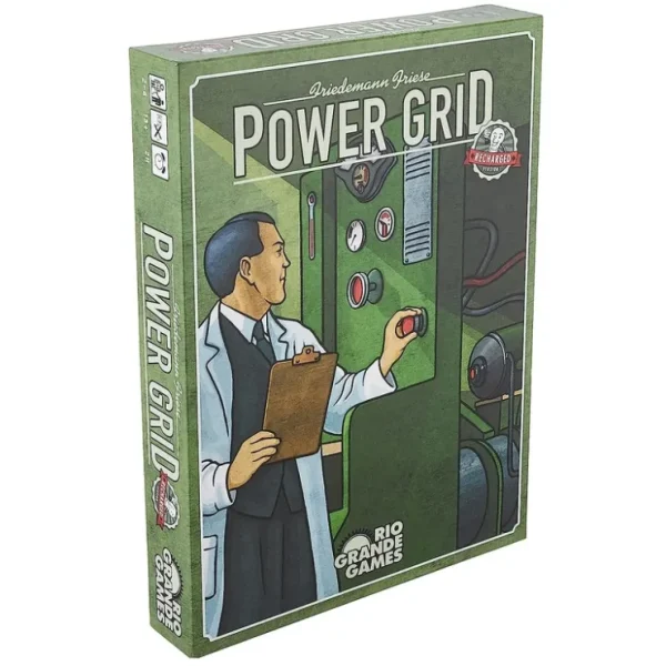 Cheap Power Grid: Recharged RGG 559 - Miniature Marvels: Airplane Models & Painted Dice Board Game