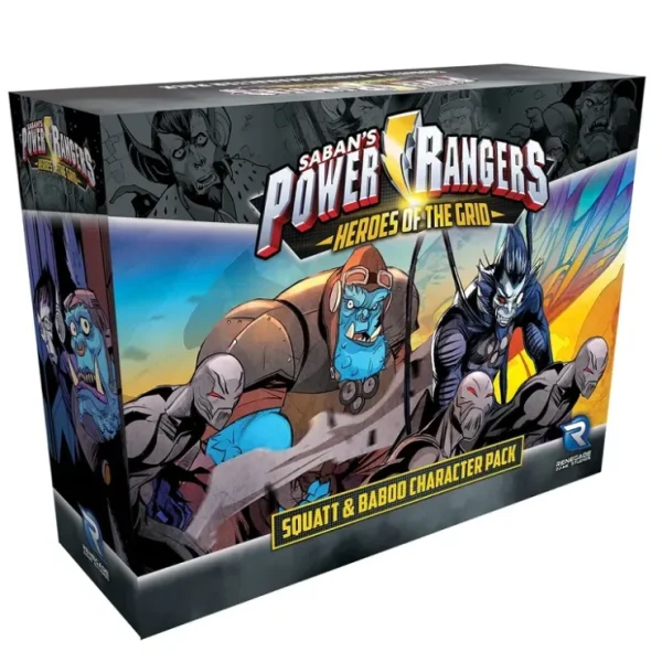 Store Power Rangers - Heroes of the Grid: Squatt & Baboo Character Pack RGS 02165 - Miniature Marvels: Airplane Models & Painted Dice Board Game