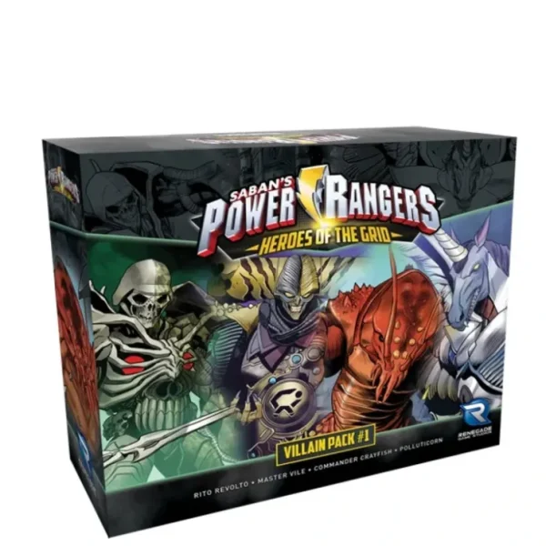Flash Sale Power Rangers - Heroes of the Grid: Villian Pack #1 RGS 00866 - Miniature Marvels: Airplane Models & Painted Dice Board Game