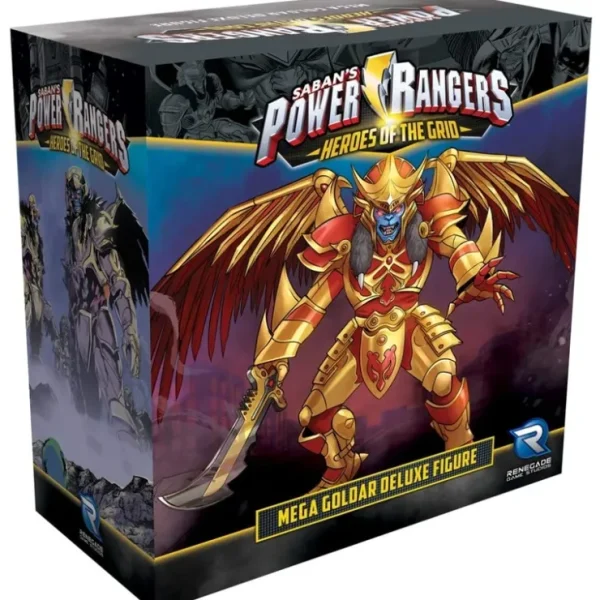 Shop Power Rangers - Heroes of the Grid: Mega Goldar Deluxe Figure RGS 02063 - Miniature Marvels: Airplane Models & Painted Dice Board Game