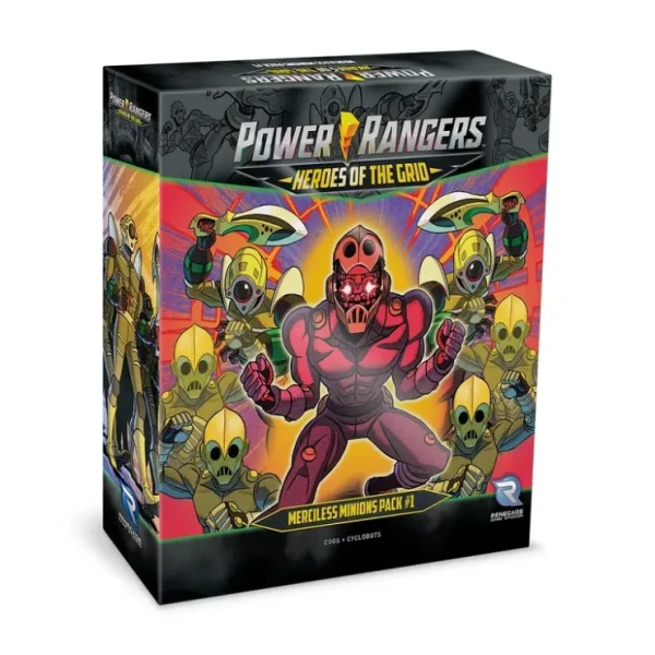 Shop Power Rangers - Heroes of the Grid: Merciless Minions Pack #1 RGS 02321 - Miniature Marvels: Airplane Models & Painted Dice Board Game