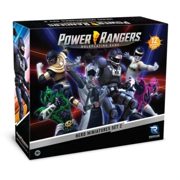 Best Power Rangers: RPG - Hero Miniatures Set 2 RGS 02593 - Miniature Marvels: Airplane Models & Painted Dice Role-playing Game