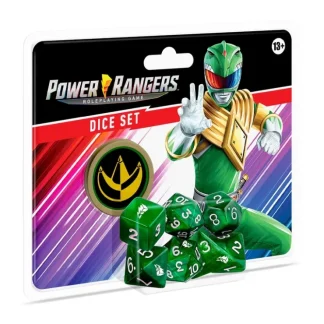 Flash Sale Power Rangers RPG: Game Dice Set - Green RGS 02340 - Miniature Marvels: Airplane Models & Painted Dice Dice