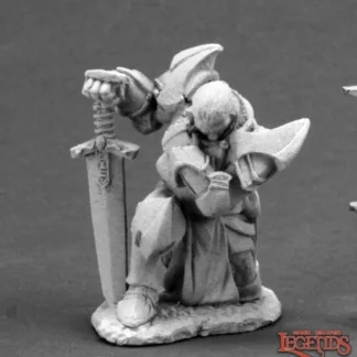 Clearance Praying Paladin: Dark Heaven Legends RPR 03600 - Miniature Marvels: Airplane Models & Painted Dice Miniature