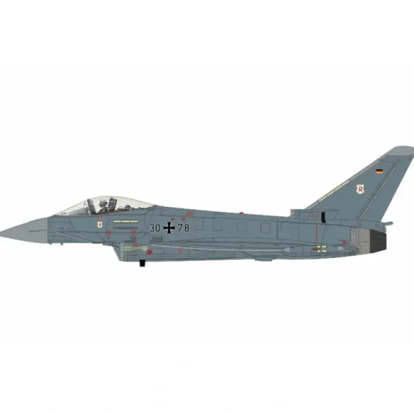 Pre Order Hobby Master HA6627 1:72 Eurofighter Typhoon 30+78, Luftwaffe, 2021 (with 4 x GBU-48) - Miniature Marvels: Airplane Models & Painted Dice* Airplane Model