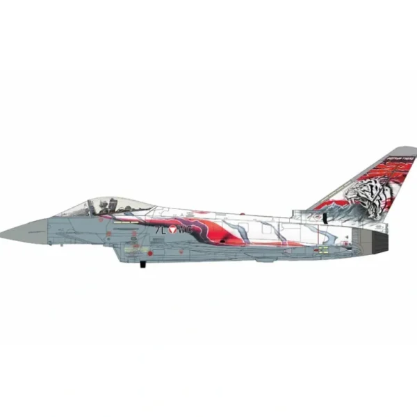 Pre Order Hobby Master HA6628 1:72 Eurofighter Typhoon 7L+WC, Austrian AF "NATO Tiger Meet 2023" - Miniature Marvels: Airplane Models & Painted Dice* Airplane Model
