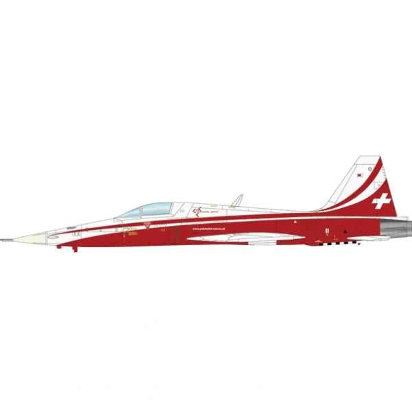 Pre Order Hobby Master HA3379 1:72 F-5E "Patrouille Suisse 2025" (with decals for pilot names & plane numbers) - Miniature Marvels: Airplane Models & Painted Dice* Airplane Model