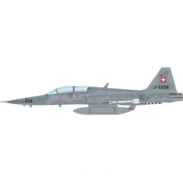 Pre Order Hobby Master HA3380 1:72 F-5F Tiger II J-3206, Staffel 6, Swiss Air Force - Miniature Marvels: Airplane Models & Painted Dice* Airplane Model