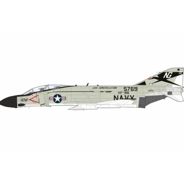 Pre Order Hobby Master HA19071 1:72 F-4J "Showtime 106" 155769, VF-96, USS Constellation, May 1972 - Miniature Marvels: Airplane Models & Painted Dice* Airplane Model