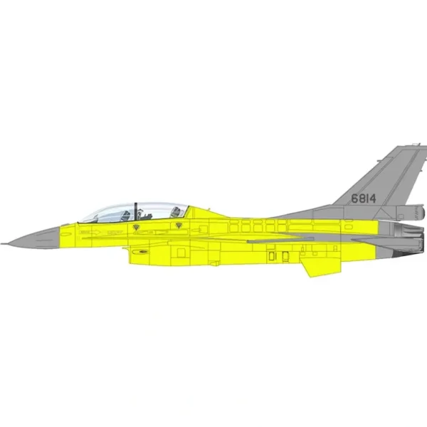 Pre Order Hobby Master HA38046 1:72 F-16V "Yellow Viper" 6814, ROCAF - Miniature Marvels: Airplane Models & Painted Dice* Airplane Model