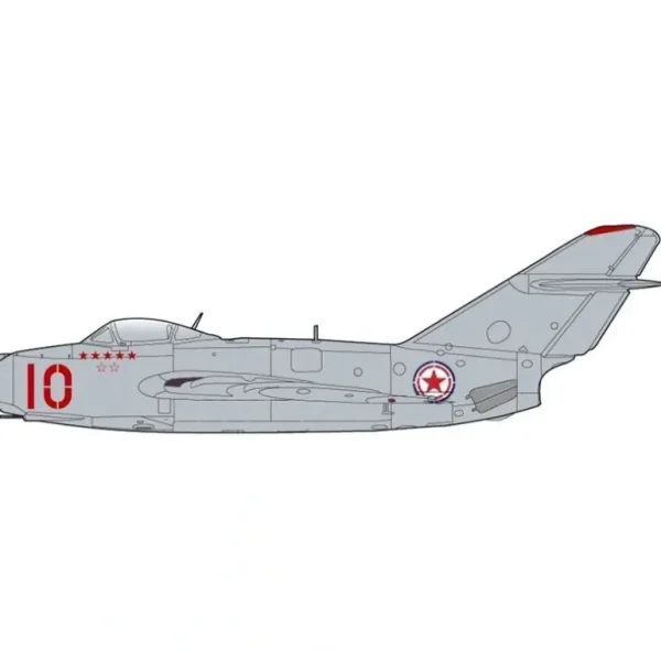 Pre Order Hobby Master HA2425 1:72 MIG-15bis No.10, Chinese People's Volunteers Air Force, North Korea, 1950s - Miniature Marvels: Airplane Models & Painted Dice* Airplane Model