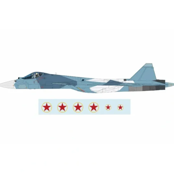 Pre Order Hobby Master HA6807 1:72 Sukhoi Su-57 "Bandit" (with decals) - Miniature Marvels: Airplane Models & Painted Dice* Airplane Model