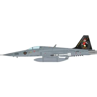 Pre Order Hobby Master HA3329b 1:72 F-5E Tiger II J-3033, Staffel 6, Swiss Air Force (re-issue with new box art) - Miniature Marvels: Airplane Models & Painted Dice* Airplane Model