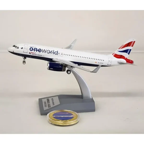 Pre-Order ARD200 ARDBA89 1:200 British Airways OneWorld Airbus A320 G-EUYS - Miniature Marvels: Airplane Models & Painted Dice* Airplane Model