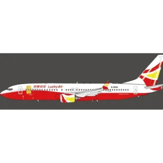 Pre-Order Aviation200 KJ-B73M-081 B-206N LuckyAir B737-8MAX - Miniature Marvels: Airplane Models & Painted Dice* Airplane Model
