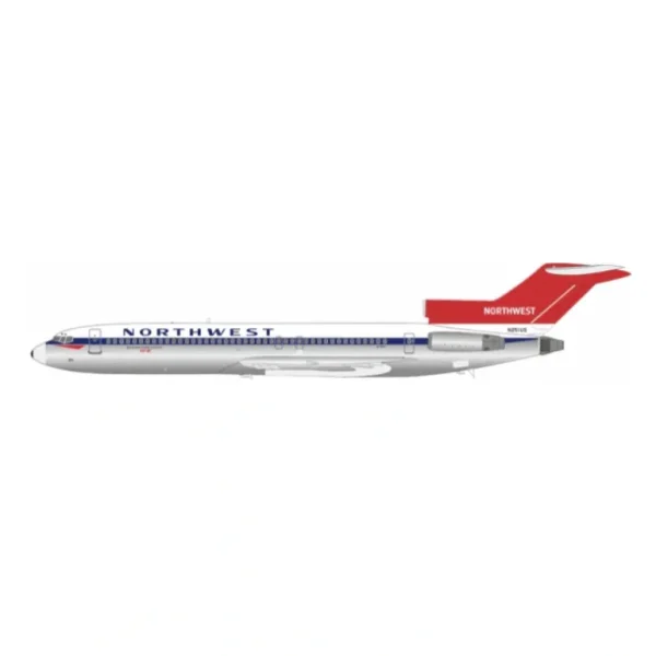 Pre-Order B-Models B-722-2511:200 Northwest Orient Airlines Boeing 727-251 N251US - Miniature Marvels: Airplane Models & Painted Dice* Airplane Model