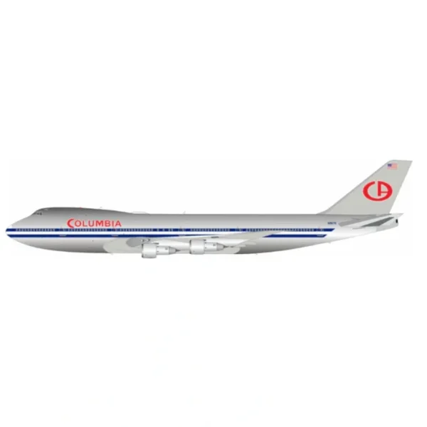 Pre-Order B-Models B-741-AIRPORT75-50-P 1:200 COLUMBIA Boeing 747-100 Airport 75 - Miniature Marvels: Airplane Models & Painted Dice* Airplane Model