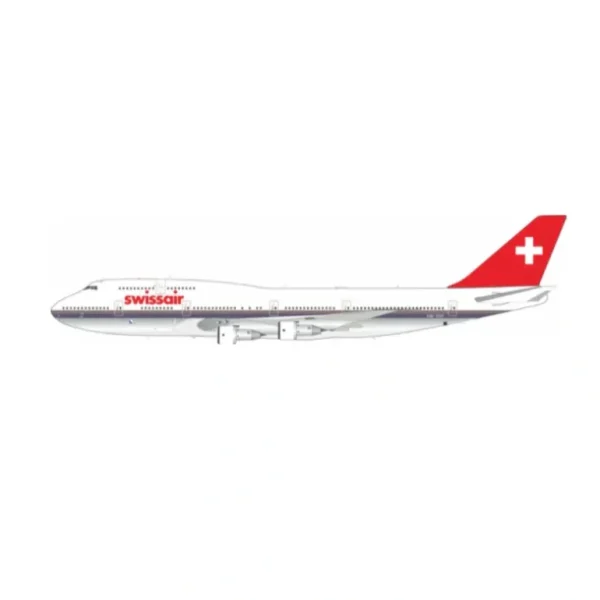 Pre-Order B-Models B-743-IGF-P 1:200 Swissair Boeing 747-357 HB-IGF - Miniature Marvels: Airplane Models & Painted Dice* Airplane Model