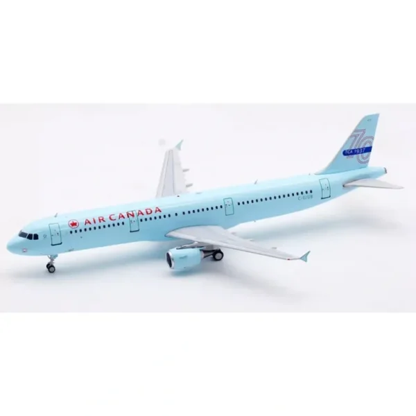 Pre-Order B-Models B-321-IUB 1:200 Air Canada Airbus A321 C-GIUB (Ice Blue Livery With 70th Anniversary Tail) - Miniature Marvels: Airplane Models & Painted Dice* Airplane Model