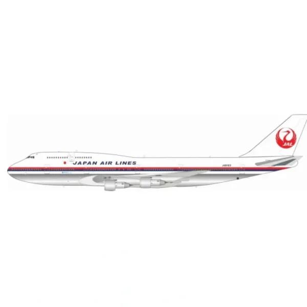 Pre-Order B-Models B-743-JL-163P 1:200 Japan Air Lines JAL Boeing 747-346 JA8163 - Miniature Marvels: Airplane Models & Painted Dice* Airplane Model