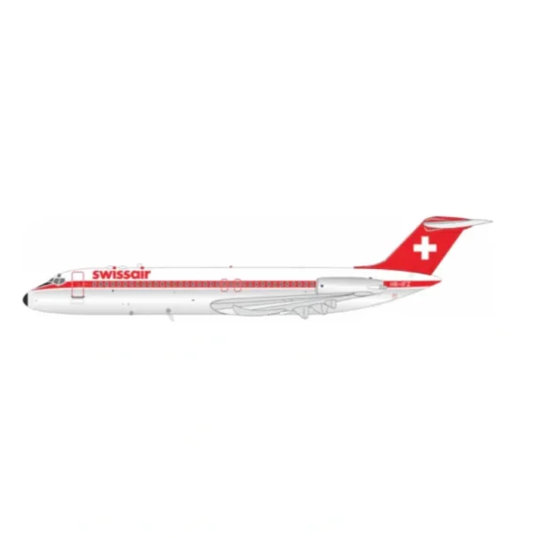 Pre-Order B-Models B-932-SR-IFZ 1:200 Swissair McDonnell Douglas DC-9-32 HB-IFZ - Miniature Marvels: Airplane Models & Painted Dice* Airplane Model