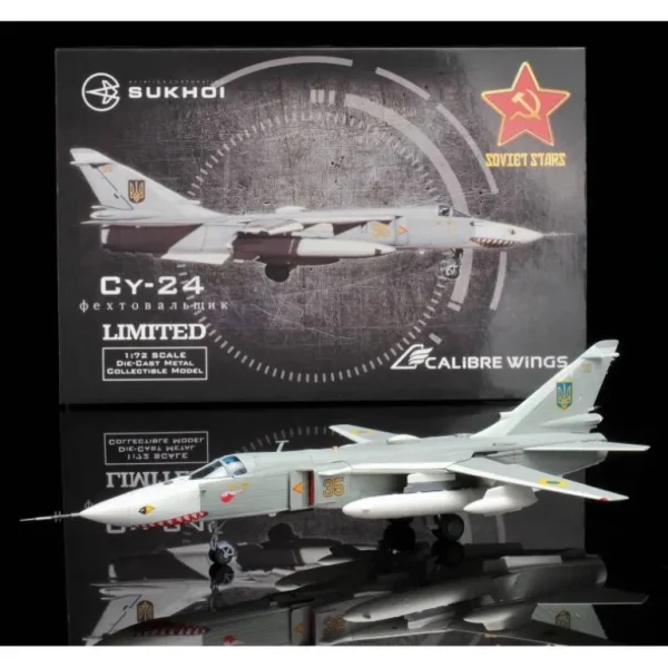 Pre-Order Calibre Wings CA722410 1:72 SU-24MR Fencer-E Ukrainian Air Force, Yellow 35 - Miniature Marvels: Airplane Models & Painted Dice* Airplane Model