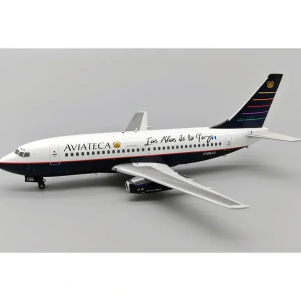 Pre-Order El Aviador EAV126 1:200 Aviateca Boeing 737-200 N126GU - Miniature Marvels: Airplane Models & Painted Dice* Airplane Model