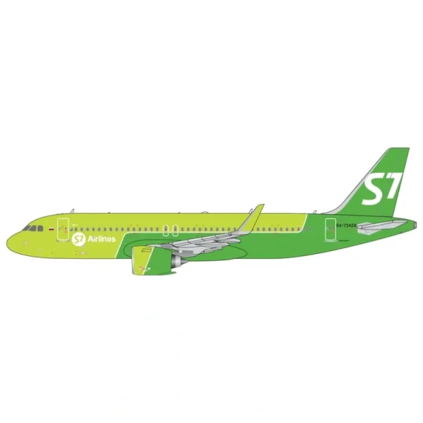 Pre-Order Gemini Jets 1:400 S7 Airlines Airbus A320neo RA-73428 - Miniature Marvels: Airplane Models & Painted Dice* Airplane Model