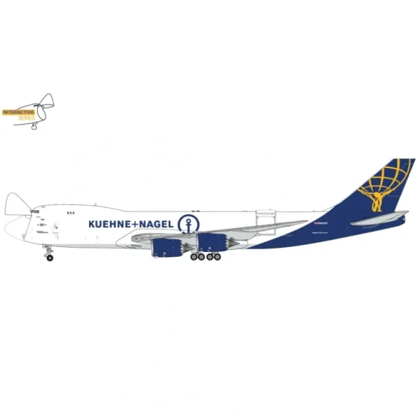 Pre-Order Gemini Jets GJGTI2205 1:400 Atlas Air / Kuehne+Nagel B747-8F N862GT (Interactive Series) - Miniature Marvels: Airplane Models & Painted Dice* Airplane Model