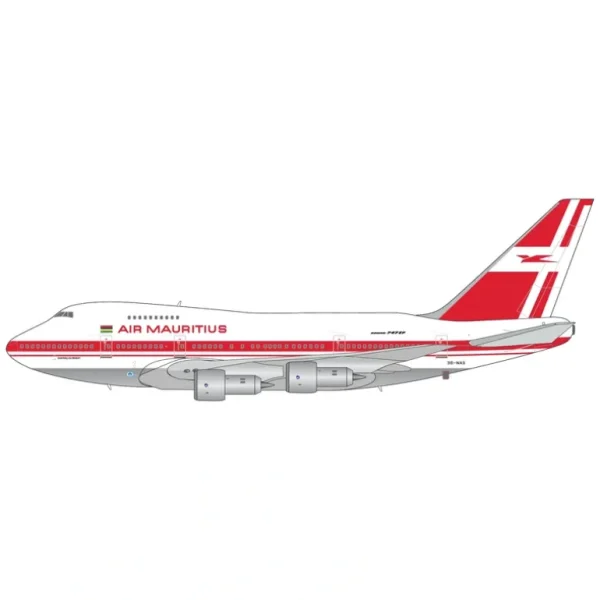 Pre-Order Gemini Jets GJMAU1496 1:400 Air Mauritius Boeing 747SP - Miniature Marvels: Airplane Models & Painted Dice* Airplane Model