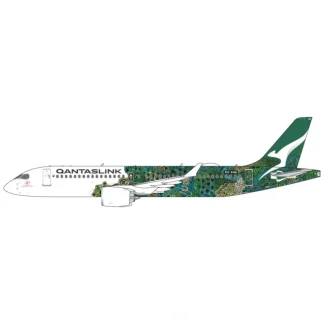 Pre-Order Gemini Jets GJQFA2275 1:400 QantasLink A220-300 VH-X4A Minyma Kutjara Tjukurpa (green livery) - Miniature Marvels: Airplane Models & Painted Dice* Airplane Model