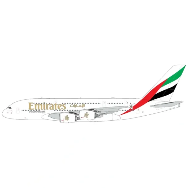 Pre-Order Gemini Jets GJUAE2175 1:400 Emirates Airbus A380-800 - Miniature Marvels: Airplane Models & Painted Dice* Airplane Model