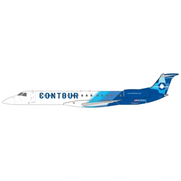 Pre-Order Gemini Jets GJVTE2188 1:400 Contour Airlines ERJ-145LR - Miniature Marvels: Airplane Models & Painted Dice* Airplane Model