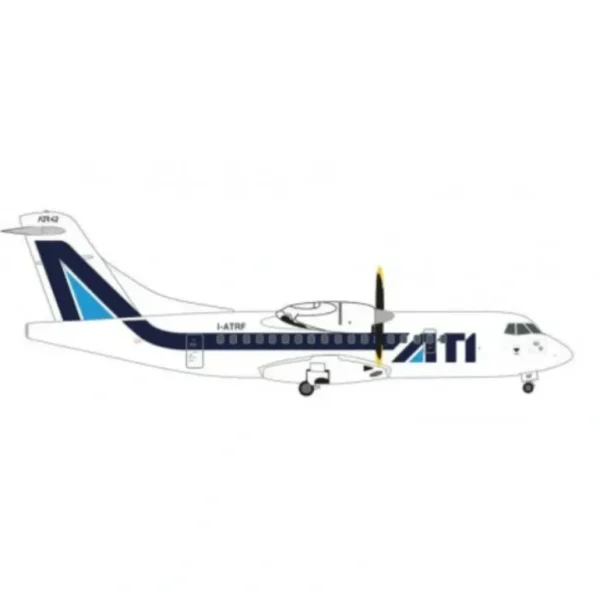 Pre-Order Herpa Wings 572668 1:200 ATI Alitalia ATR-42-300 - Miniature Marvels: Airplane Models & Painted Dice* Airplane Model