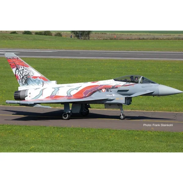 Pre-Order Herpa Wings 573436 1:200 Austrian Air Force Eurofighter Typhoon - berwachungsgeschwader, Zeltweg "Austrian Tigers" - Miniature Marvels: Airplane Models & Painted Dice* Airplane Model