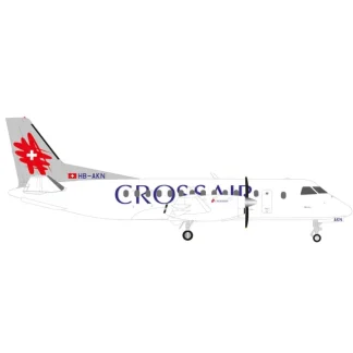 Pre-Order Herpa Wings 573252 1:200 Crossair Saab 340 HB-AKN - Miniature Marvels: Airplane Models & Painted Dice* Airplane Model