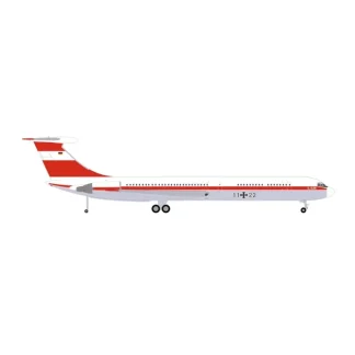 Pre-Order Herpa Wings 573412 1:200 Luftwaffe Flugbereitschaft Ilyushin IL-62M 11+22 - Miniature Marvels: Airplane Models & Painted Dice* Airplane Model