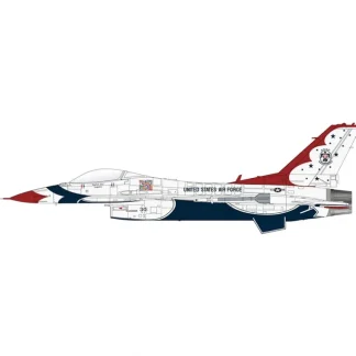 Pre-Order Hobby Master HA38044 1:72 F-16C Thunderbirds "Warbird" No.10, USAF, 1988 - Miniature Marvels: Airplane Models & Painted Dice* Airplane Model
