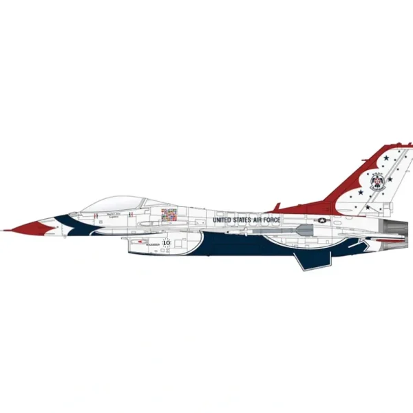Pre-Order Hobby Master HA38044 1:72 F-16C Thunderbirds "Warbird" No.10, USAF, 1988 - Miniature Marvels: Airplane Models & Painted Dice* Airplane Model