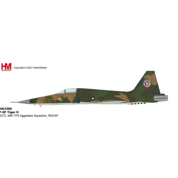 Pre-Order Hobby Master HA3366 1:72 F-5F Tiger II 46th TFS Aggressor Squadron - Miniature Marvels: Airplane Models & Painted Dice* Airplane Model