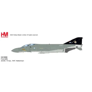 Pre-Order Hobby Master HA19068 1:72 F-4J (UK) ZE359, 74 Sqn., RAF, Wattishham HA19068 - Miniature Marvels: Airplane Models & Painted Dice* Airplane Model