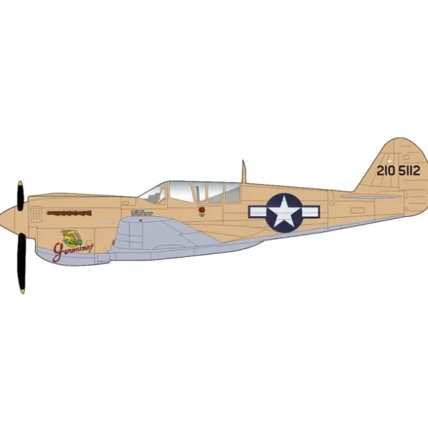 Pre-Order Hobby Master HA5511 1:48 P-40N Warhawk "Geronimo!" Lt. Bruce Campbell, 45th FS, Dec., 1943 - Miniature Marvels: Airplane Models & Painted Dice* Airplane Model