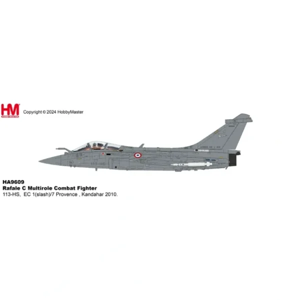 Pre-Order Hobby Master HA9609 1:72 Rafale C Multirole Combat Fighter 113-HS, EC 1/7 Provence , Kandahar 2010 - Miniature Marvels: Airplane Models & Painted Dice* Airplane Model