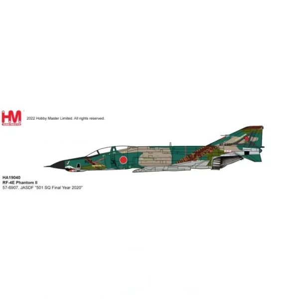 Pre-Order Hobby Master HA19040 1:72 RF-4E Phantom II "501 SQ Final Year 2020" - Miniature Marvels: Airplane Models & Painted Dice* Airplane Model